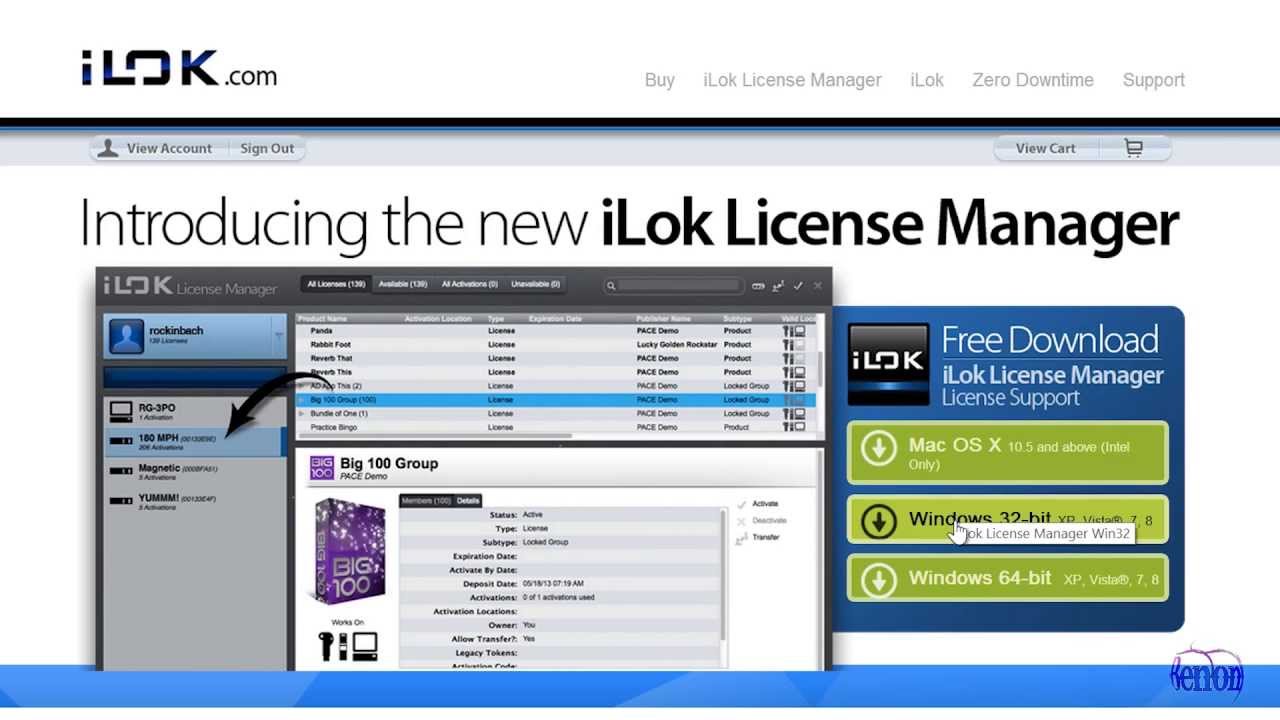 how to activate ilok license